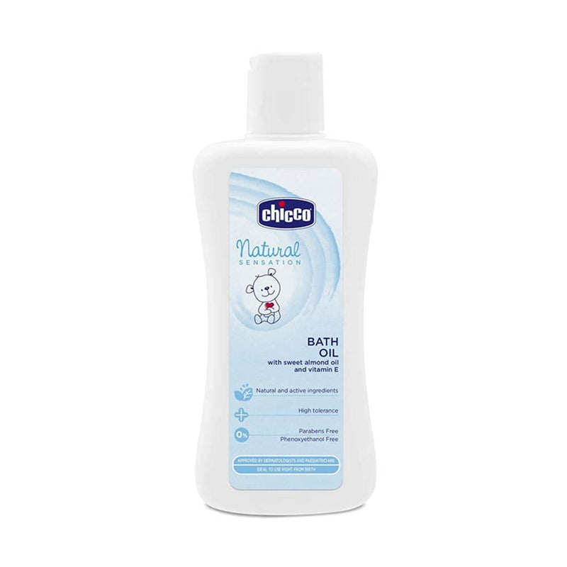 [Australia] - Chicco Natural Sensation bath oil with sweet almond oil and vitamin E 