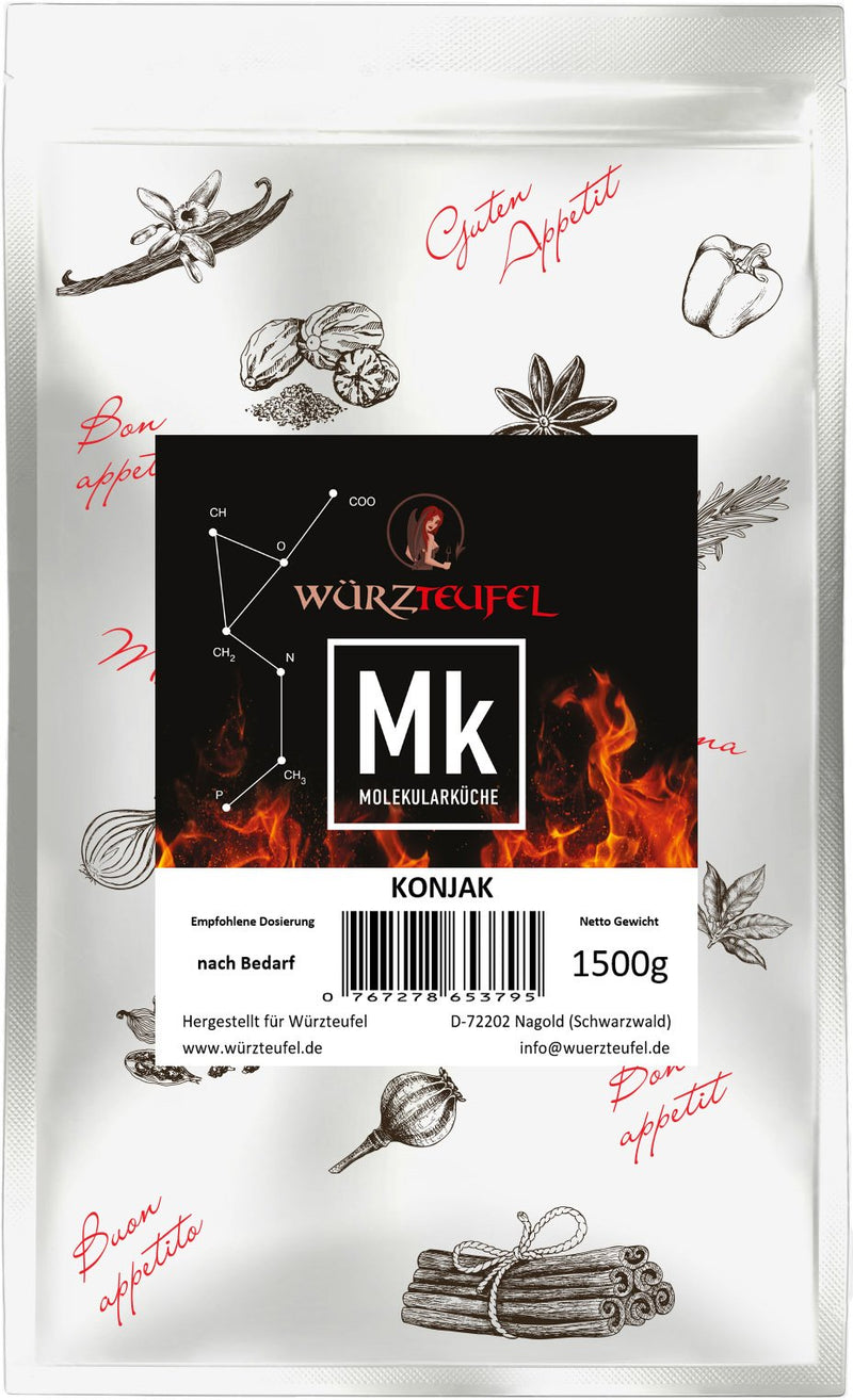 [Australia] - Konjac, Konjac flour, Konjac root, ground devil's tongue 16,000 cps, Konjac Gum E425. Bag 1500g (1.5KG). 1.5 kg (pack of 1) 