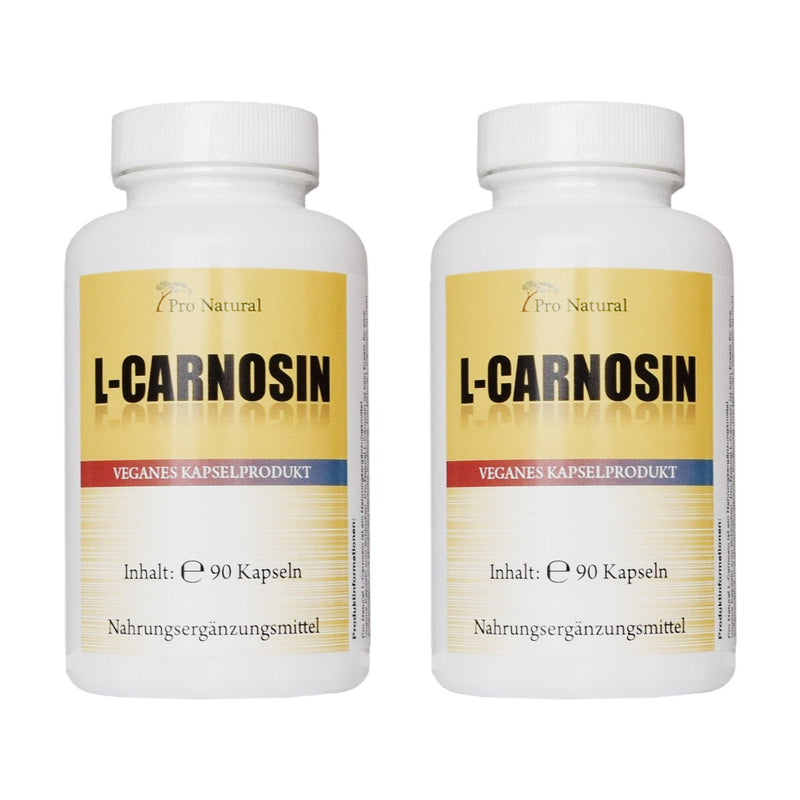 [Australia] - L-Carnosine 500mg pure carnosine per capsule 180 vegetarian capsules (2 doses of 90 capsules each) 