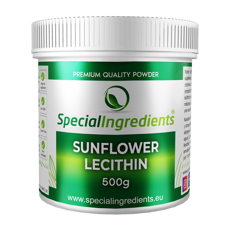 [Australia] - SUNFLOWER LECITHIN POWDER 500g HIGHEST QUALITY GMO FREE (GERMAN LABELS AND INSTRUCTIONS) 