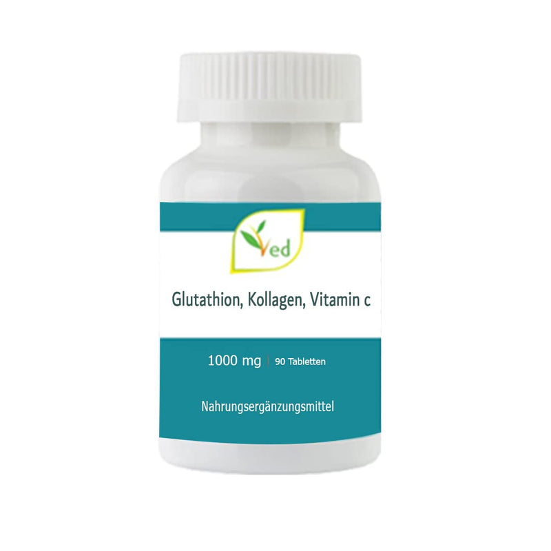 [Australia] - VED Reduced L-Glutathione, Collagen, Vitamin C Tablets | 1000mg x 90 tablets 