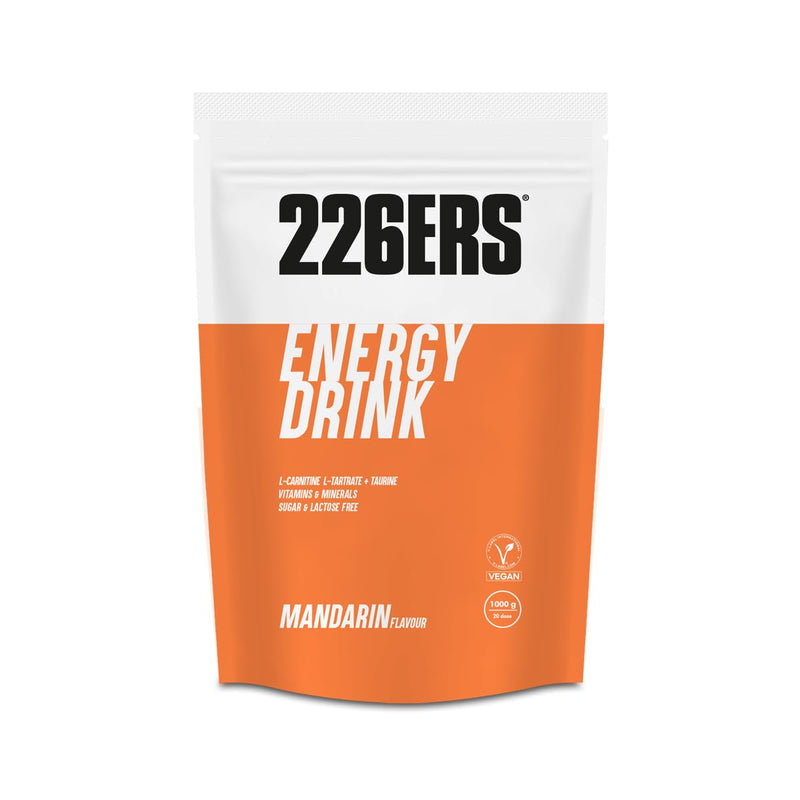 [Australia] - 226ERS Energy Drink | Drink powder with amylopectin, taurine and L-carnitine, gluten-free and lactose-free - energy booster in powder, mandarin - 1 kg 