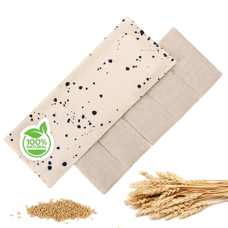 [Australia] - Blumtal grain pillow large microwave - alternative heating pillow microwave filled with 100% natural wheat - grain pillow neck shoulder - alternative to the cherry stone pillow large - pain relieving 