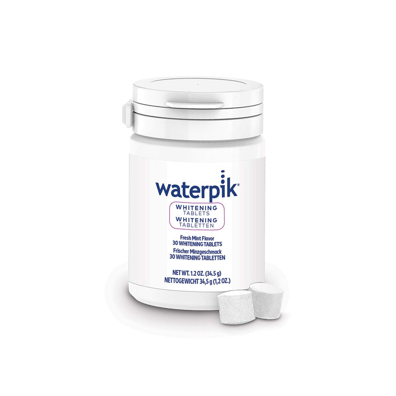 [Australia] - Waterpik Whitening Oral Irrigator Refill Tablets, Teeth Whitening Tablets for Use with Waterpik Whitening Oral Irrigator, Mint Flavor, Pack of 30 Tablets (WT-30EU) 
