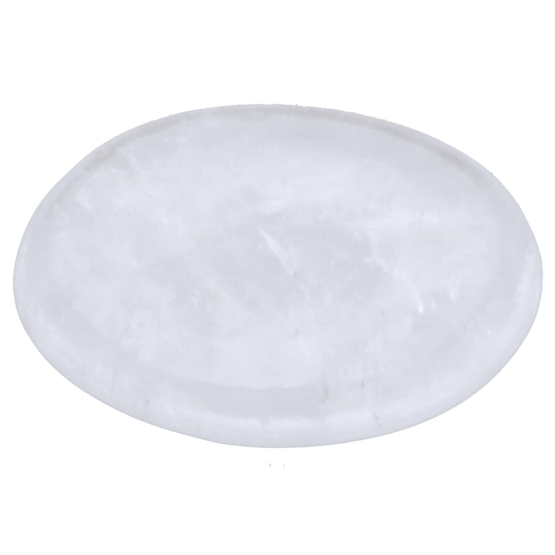 [Australia] - Rock crystal disc stone | Hand flatterer pocket stone | High-quality gemstone Life Source Plus 