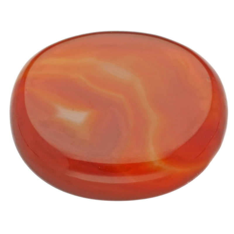 [Australia] - Carnelian disc stone | Hand flatterer pocket stone | High-quality gemstone Life Source Plus 