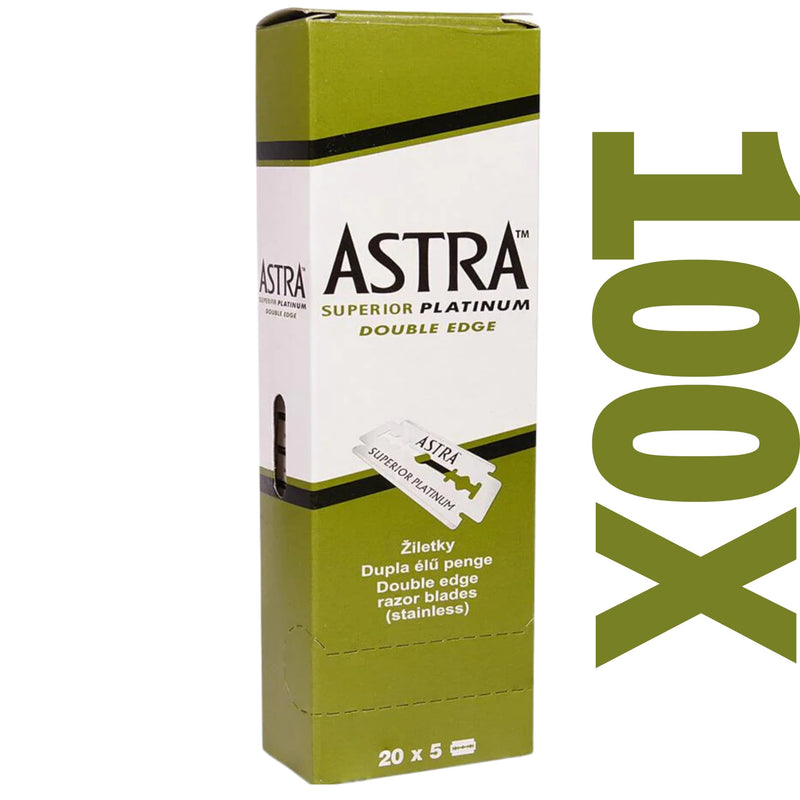 [Australia] - THE GOODFELLAS' SMILE Astra razor blades with hemostatic swabs, 100 pieces 