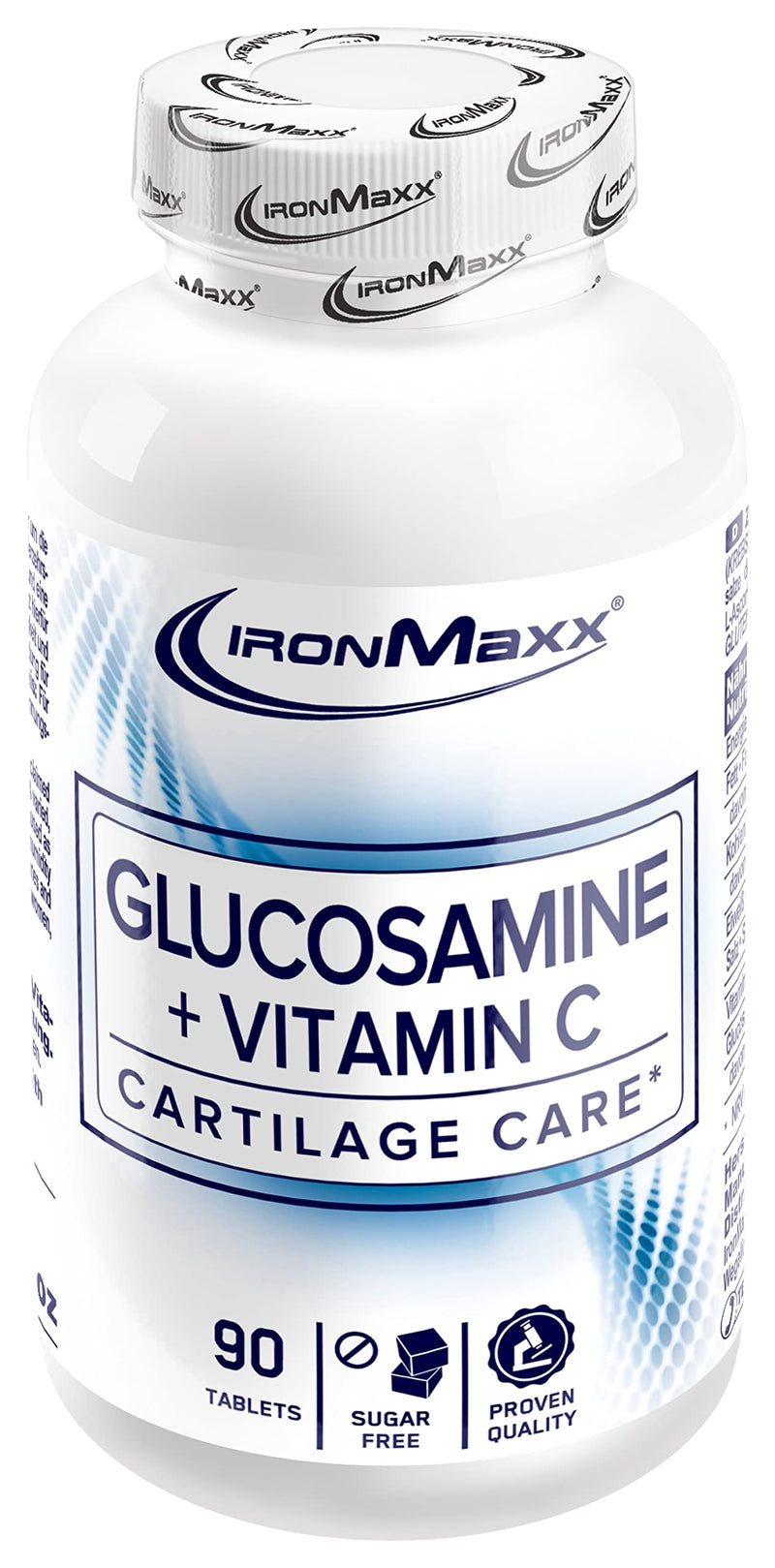 [Australia] - IronMaxx Glucosamine + Vitamin C Cartilage Care - 90 Capsules | Joint and cartilage support | ideal for active people and athletes 90 pieces (pack of 1) 