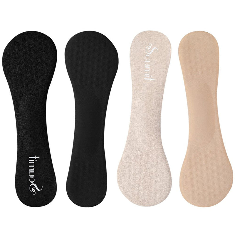 [Australia] - Soumit Insoles for Women, 2 Pairs Non-Slip and Self-Adhesive Insoles for High Heels, Sandals, Relieves Stress and Fatigue in the Feet 