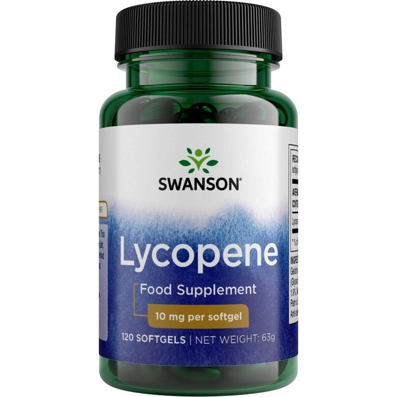 [Australia] - Swanson Lycopene, 10mg - 120 softgels 
