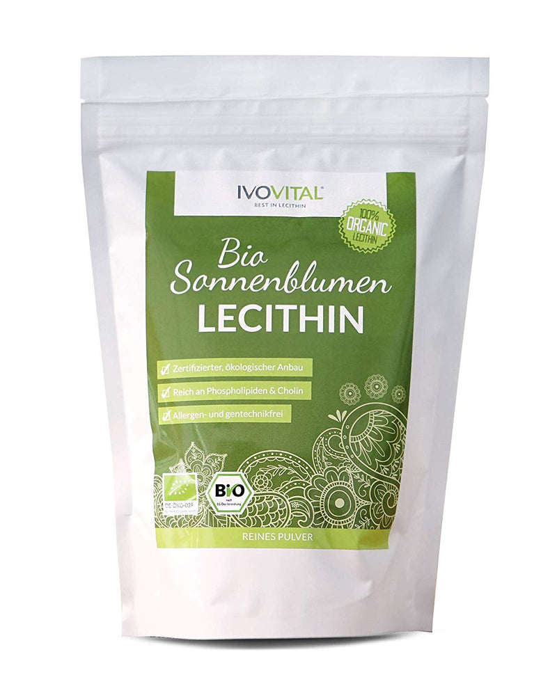 [Australia] - ORGANIC Sunflower Lecithin Powder, IVOVITAL® (Organic Certified) (300g) 300 g (Pack of 1) 
