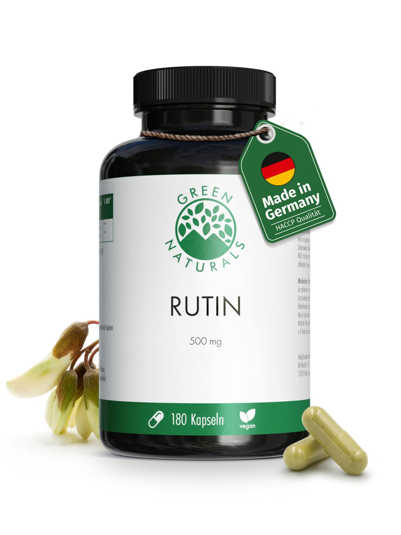 [Australia] - Rutin (180 capsules of 500mg each) - German production - 100% vegan & without additives - supply for 6 months 