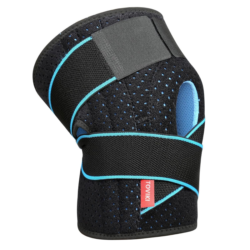 [Australia] - TOVIKI knee support for men and women, knee support with patella gel pads and spring side stabilizers, medical knee pads for meniscus arthritis, orthopedic knee support, sports bandage knee 