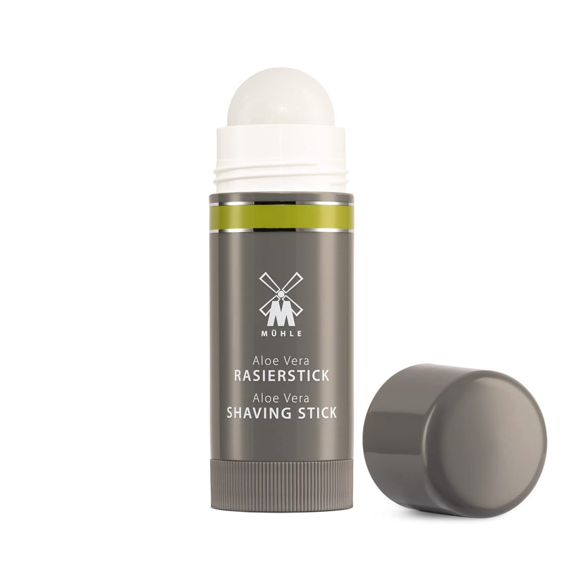 [Australia] - MÜHLE shaving soap stick - foaming shaving soap with aloe vera for sensitive skin - vegan, gentle & nourishing - 35g 