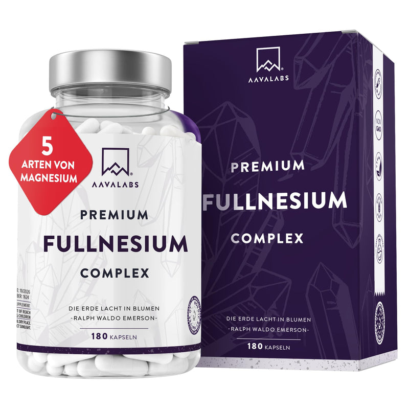 [Australia] - Magnesium complex 400mg with magnesium glycinate, magnesium citrate, magnesium malate, magnesium taurate, magnesium oxide - 180 magnesium high-dose capsules with magnesium bisglycinate and magnesium citrate magnesium complex 400mg 