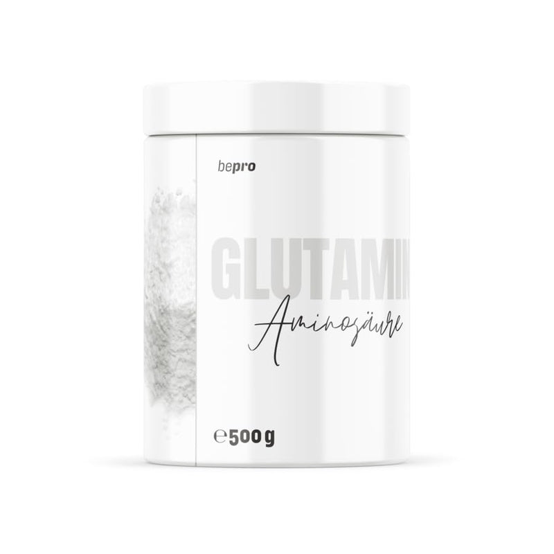 [Australia] - L-Glutamine - Neutral - Made in Germany - BetterProtein® - 100% pure high-dose amino acid for building muscle and losing weight Vegan & Natural - 500g can 