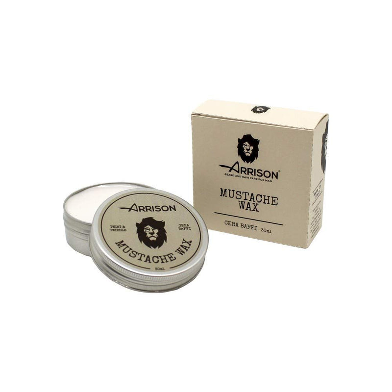 [Australia] - ☆ ARRISON® BEARD ☆ Beard and Mustache Wax 30 ml - 100% Made in Italy - shapes and defines mustache and beard with a perfect fit - ideal for creative and well-defined styles 