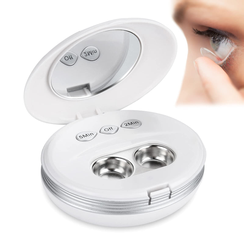 [Australia] - MYPIN Ultrasonic Contact Lens Cleaning Machine with USB Charger, Small and Portable, Suitable for Disposal, Soft Lenses, Hard Lenses, Contact Lenses, Colored Lenses, RGP Lens and OK Lenses 