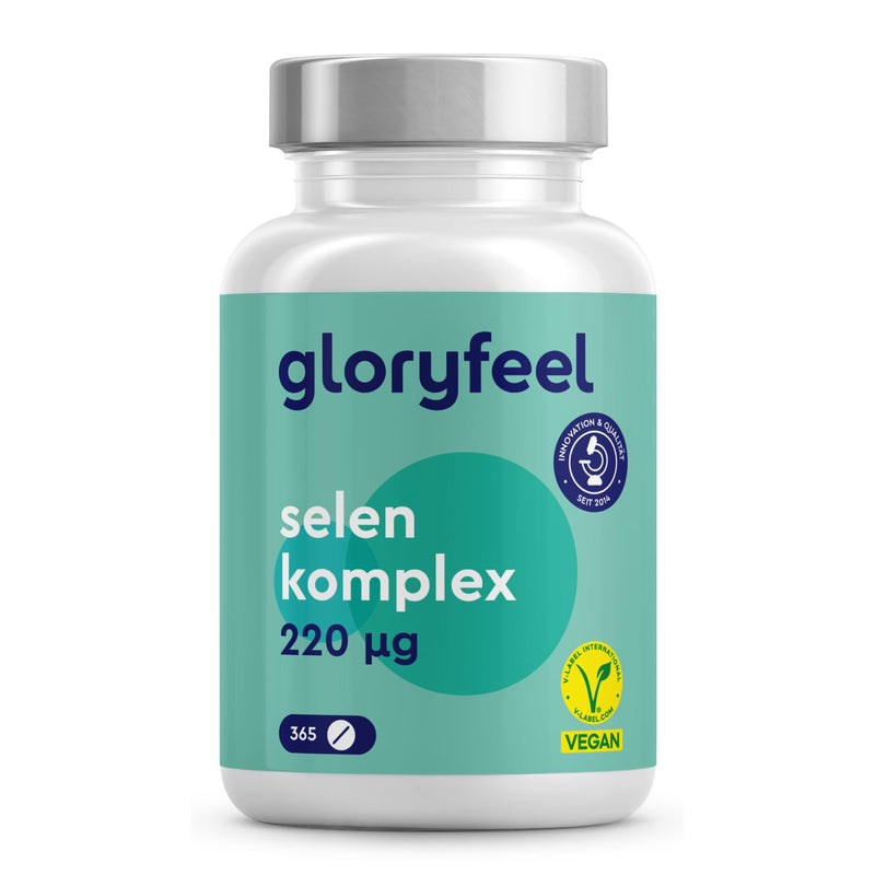 [Australia] - Selenium complex 220µg - 365 vegan tablets (1 year) - Complex of sodium selenite and selenomethionine - High-dose selenium & bioavailable - Laboratory tested, made in Germany without additives Tasteless 91 g (pack of 1) 