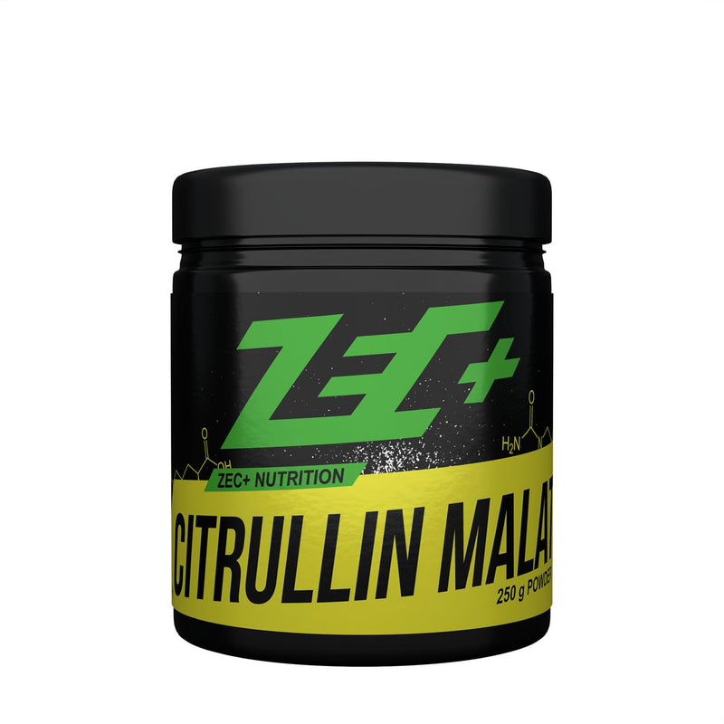 [Australia] - Zec+ Nutrition L-CITRULLINE MALATE Powder 250g │ Pre Workout Pump Booster | Premium vegan amino acid supplement 