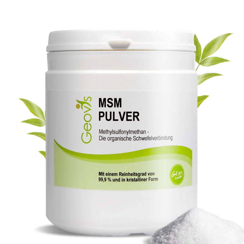 [Australia] - Geovis MSM powder 500g - organic sulfur - high dose 99.9% pure methylsulfonylmethane - VEGAN - dietary supplement 1 kg (pack of 1) 