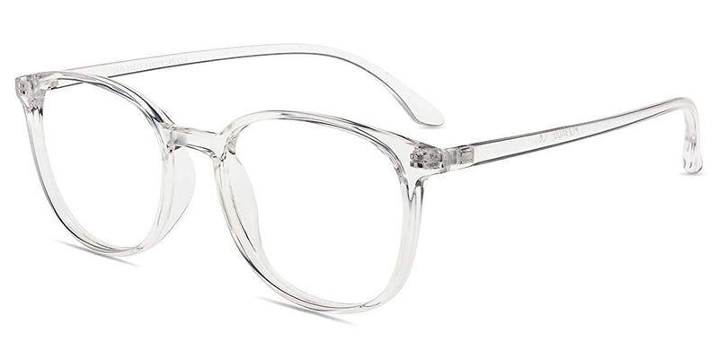 [Australia] - Firmoo Blue Light Glasses Computer Glasses Anti Fatigue Blue Light UV Protective Glasses Women Men TR90 Transparent 0.00x 