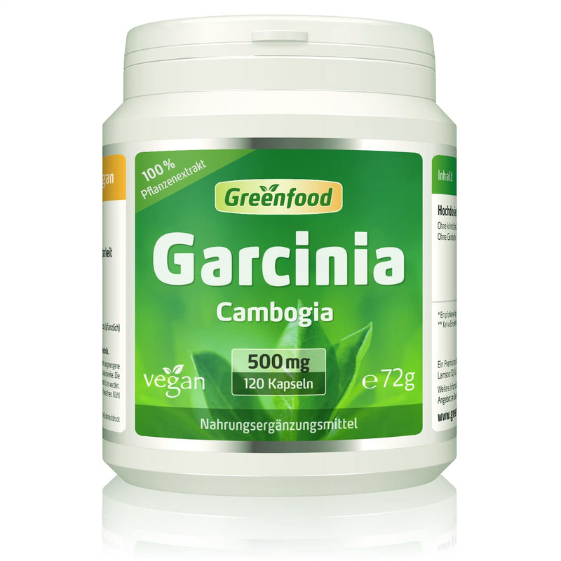 [Australia] - Garcinia Cambogia pure, 500mg, high-dose extract (60% HCA), 120 capsules, vegan - WITHOUT additives. Without genetic engineering. Glucose free. Lactose free. Vegan. 120 pieces (pack of 1) 