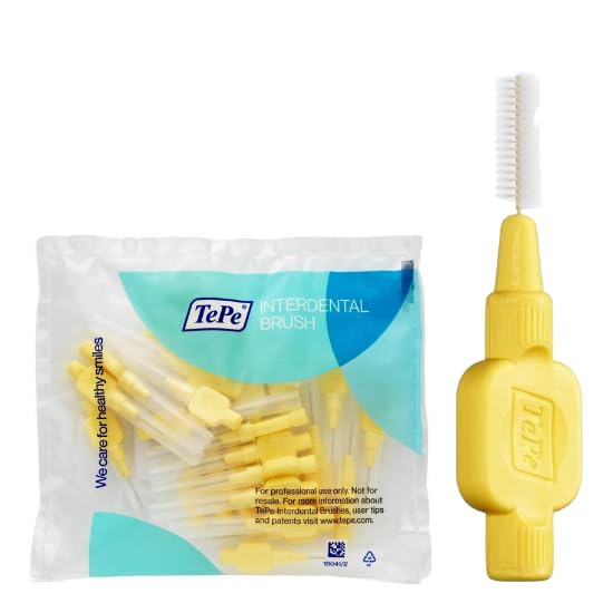 [Australia] - TePe interdental brushes X-soft LIGHT YELLOW 0.7 mm, 25 pieces yellow 25 pieces (pack of 1) 