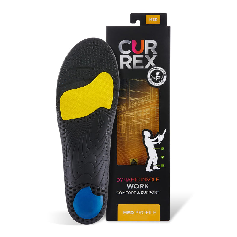 [Australia] - CURREX WorkPro insole for work shoes - upgrade for your safety shoes, EU 42-44, Med Profile 