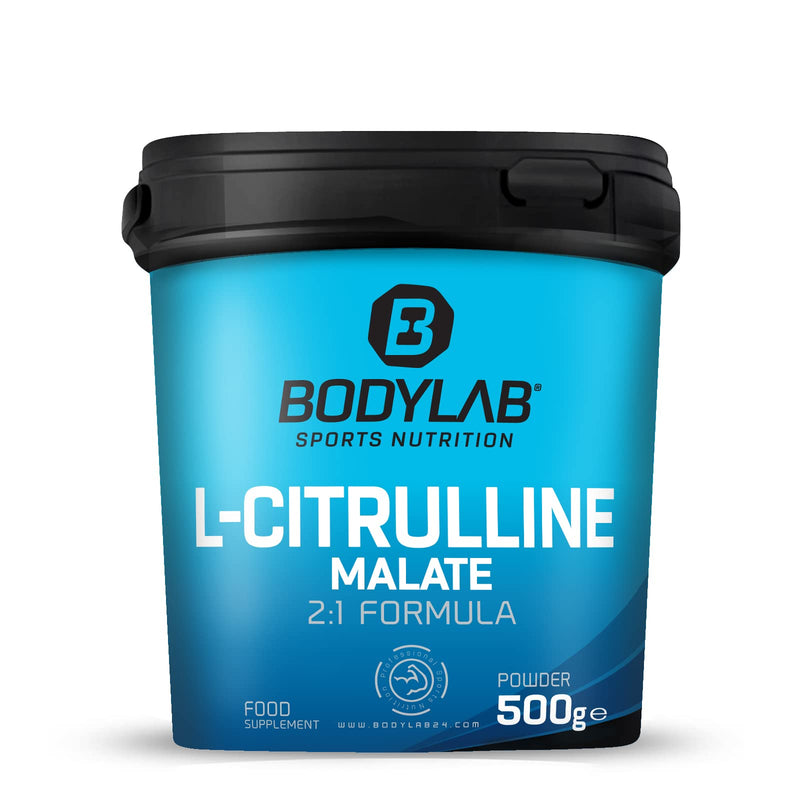 [Australia] - Bodylab24 L-Citrulline Malate 500g, 5g L-Citrulline Malate per daily dose, citrulline malate formula in a ratio of 2:1, perfect for high-intensity workouts, tasteless powder 