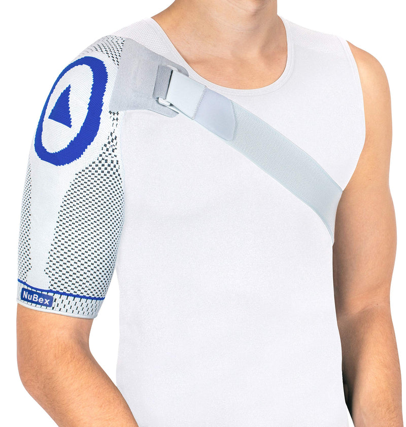 [Australia] - NUTRICS | Active shoulder bandage | Ladies and gentlemen | Supports the shoulder joint | Designed in Germany (M, right shoulder) M (pack of 1) 