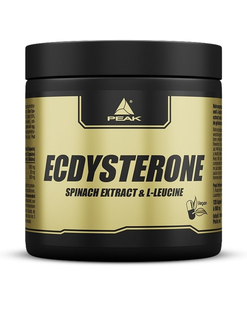 [Australia] - PEAK Ecdysterone - 120 capsules I 30 servings I 100mg beta ecdysterone per serving I spinach extract I plant steroid hormone I with L-leucine 