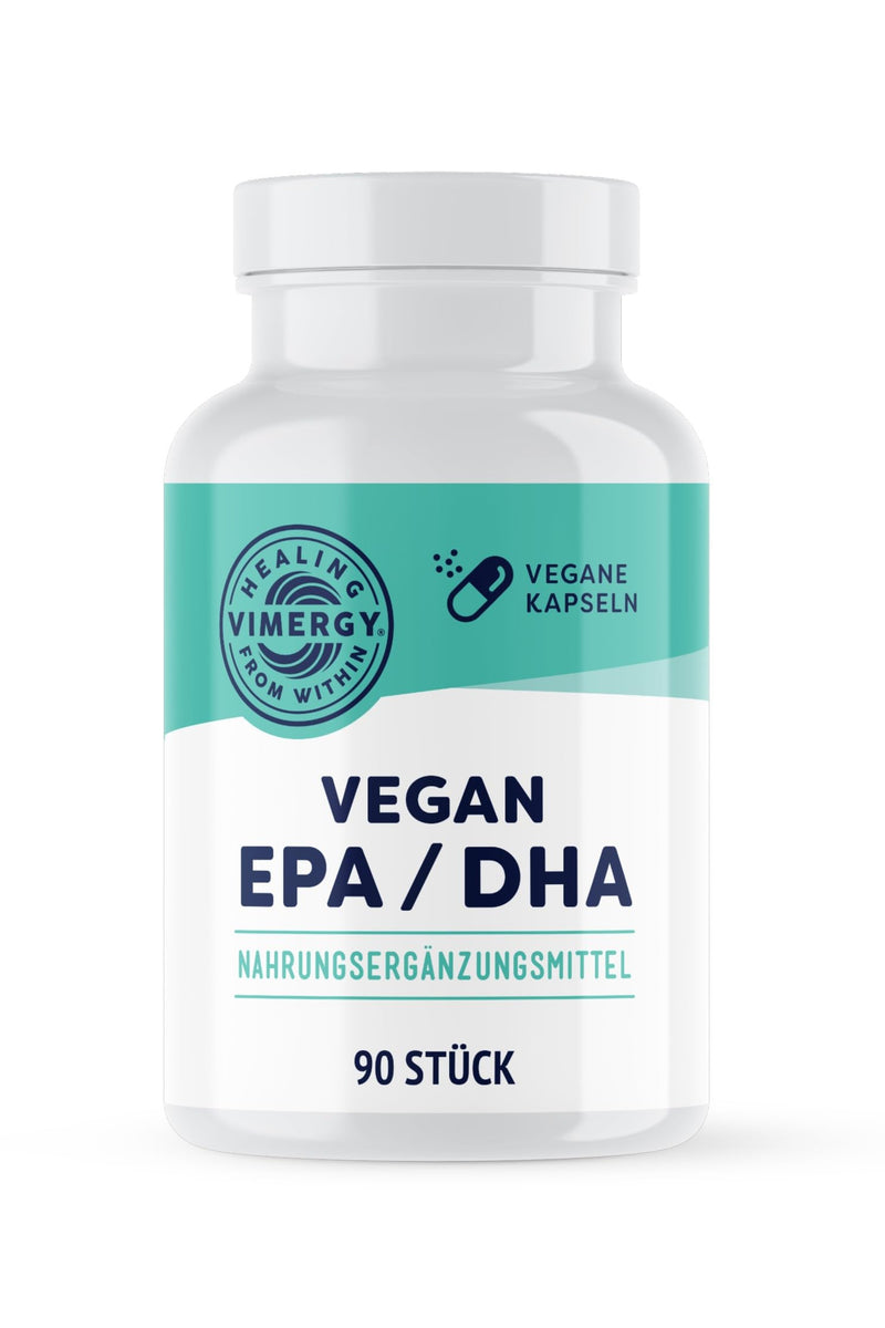 [Australia] - Vimergy Vegan EPA DHA (30 intakes) - Omega 3 Algae Oil Capsules - EPA DHA - Omega 3 Algae Oil - Omega 3 Vegan EPA DHA Softgel without Gelatin - GMO & Gluten Free, Kosher (90 pieces) 