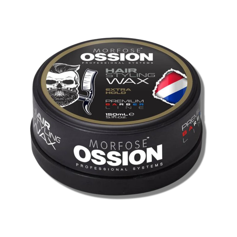 [Australia] - Morfose OSSION PBL Extra Hold Hair Styling Wax 150ml - Hair styling wax - texturizing and voluminous, extra strong hold, naturally shiny look - for all hair types 150 ml (pack of 1) blue 