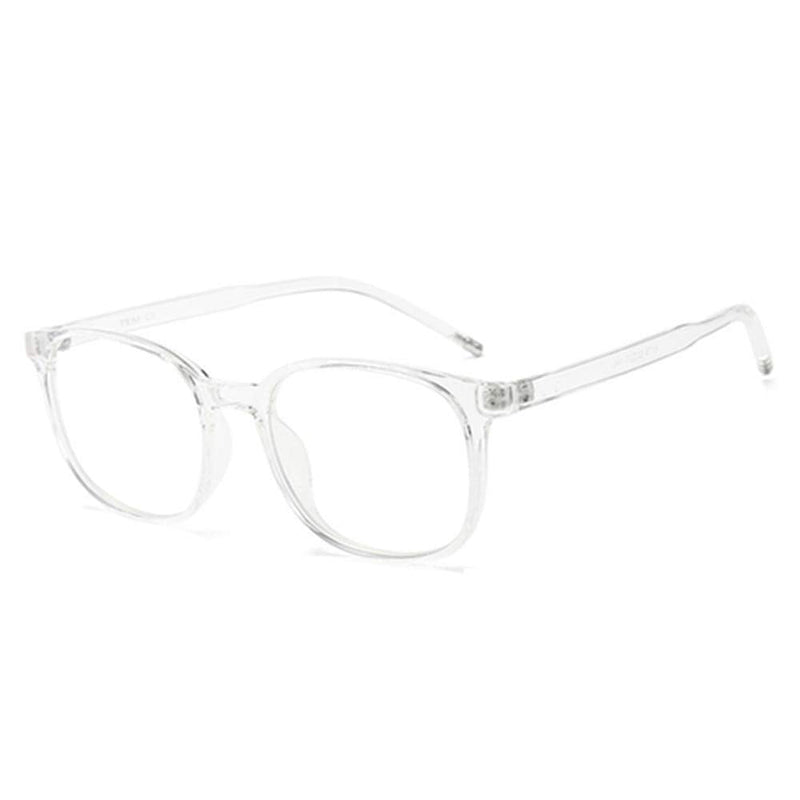 [Australia] - LNTICB Blue Light Filter Glasses Computer Glasses Gaming Safety Glasses TR90 Glasses Frame Blue Light Glasses UV Blue Blocking Super Light Reducing Eye Strain Fashion for Women Men Transparent-n1 