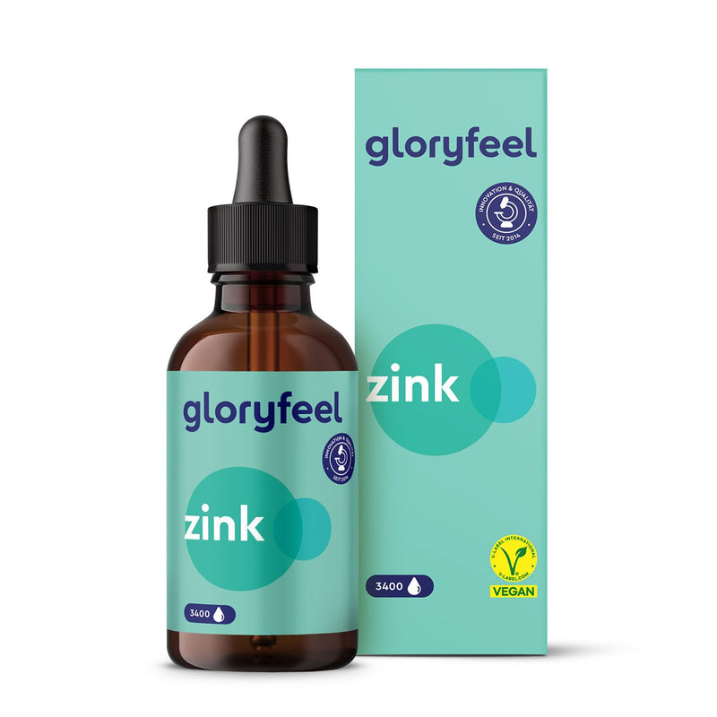 [Australia] - Zinc drops 100ml - Premium: Zinc sulfate (ionic zinc) - 3,400 drops without alcohol & vegan - Essential mineral for bones, cells and immune support* - Laboratory tested, without additives 