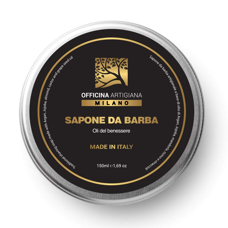 [Australia] - OFFICINA ARTIGIANA MILANO Traditional Shaving Soap - 5 wellness oils, 150 ml 