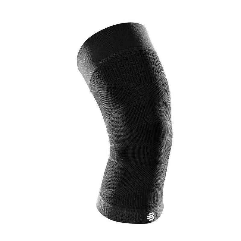 [Australia] - Bauerfeind Knee Sleeve “Sports Compression Knee Support”, 1 unisex sports knee support for football, running or fitness, right and left wearable knee support M black 