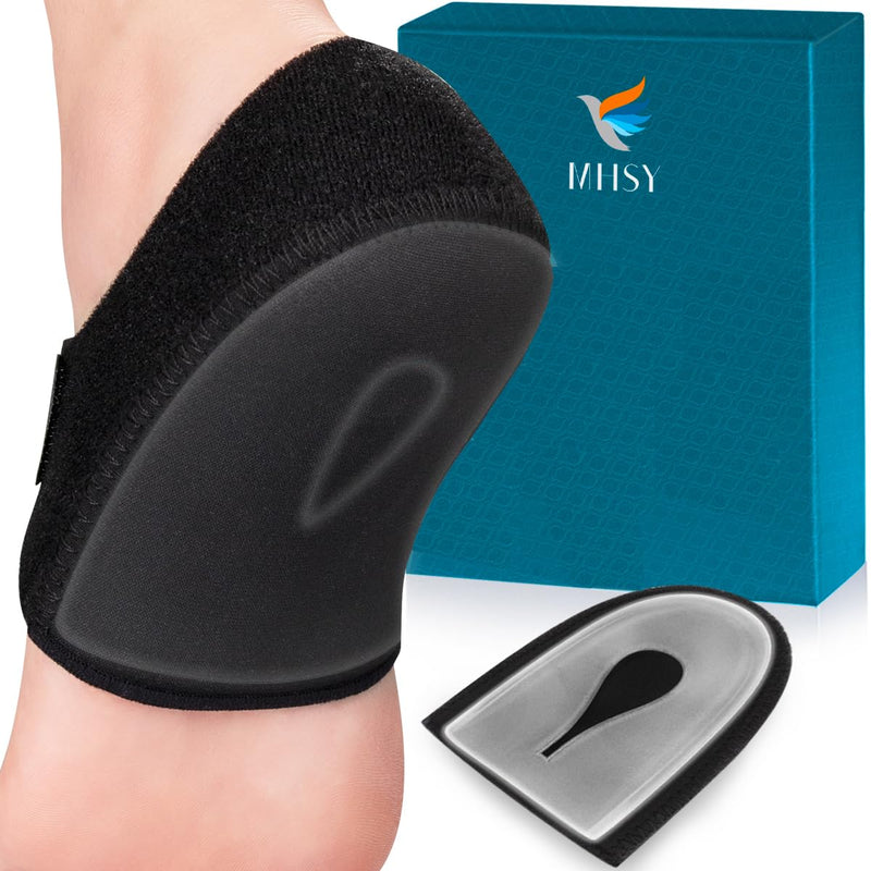 [Australia] - MHSY heel spur insoles with 0.53cm thickness, heel protector heel pad gel for bone spur aching feet relieves heel pain (1 pair of larger sizes: 38-46+, men 39-46)… Thickness: 0.53cm 
