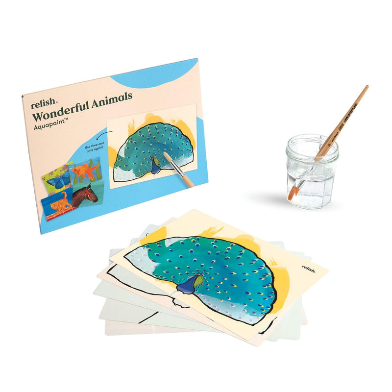 [Australia] - Relish “Wonderful Wildlife” Aquapaint Watercolor Art Set - Alzheimer's Products/Support & Dementia Activities for Seniors 