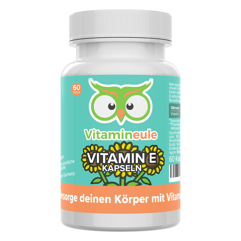 [Australia] - Vitamin E capsules - high dosage - 100 mg / 150 iU - quality from Germany - natural - vegan - without additives - vegetable tocopherol - small capsules instead of tablets - Vitamineule® 