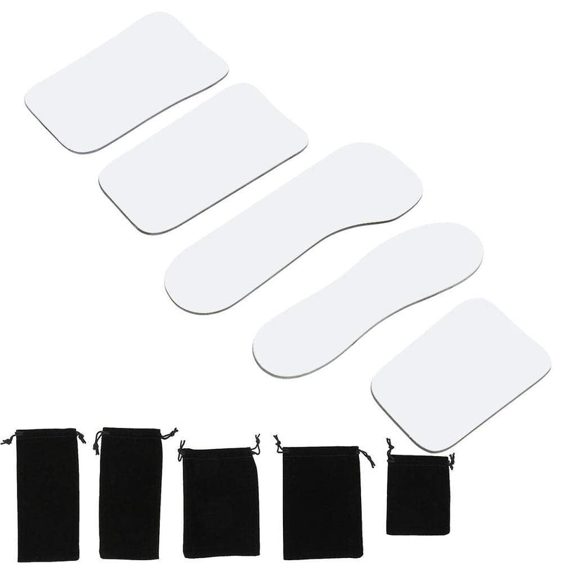 [Australia] - Wincal Intraoral Mirror - Pack of 5 Orthodontic Orthodontics Orthodontic Photography Two-Sided Mirror Orthodontic Glass for Clinical Dentists 