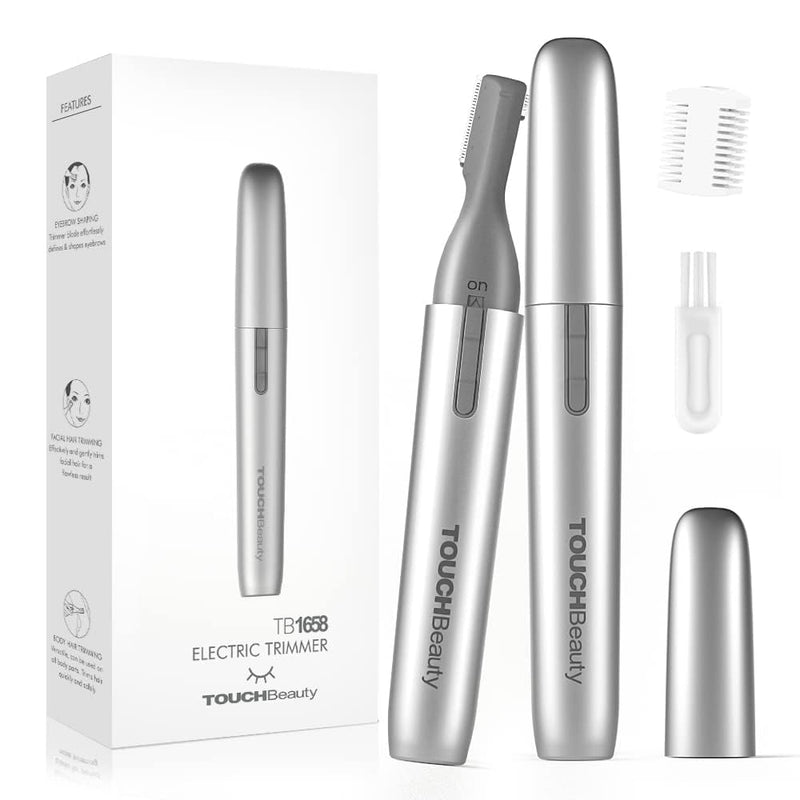 [Australia] - TOUCHBeauty Electric Eyebrow Trimmer, Electric Eyebrow Trimmer, Portable Eyebrow Epilator with Stainless Steel Blade for Lip Chin, Face, Eyebrows 