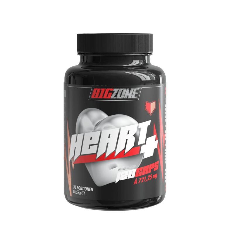 [Australia] - Big Zone Heart+ Coenzyme 10 Form | including Ubiquinol with Arjuna and garlic extract | Synergistic matrix with high-quality components (120 capsules) 