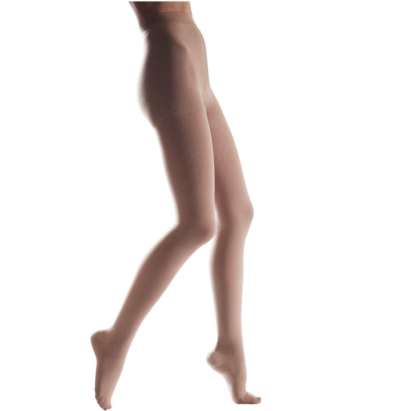 [Australia] - Lauma Medical , 23-32 mmHg compression tights class 2 with closed toe, varicose veins, frequent swelling in the legs, pain in calves and feet (short, M size, beige) AT404-2K-8001 