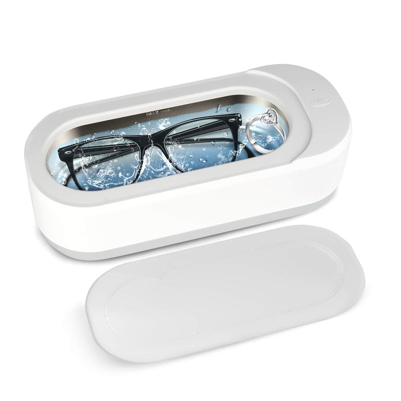 [Australia] - Ultrasonic cleaning device glasses, ultrasonic cleaner 350 ml 46KHz, ultrasonic device ultrasonic cleaner for glasses, jewelry, watches, dental splint, dentures, contact lenses, glasses, jewelry aligner 