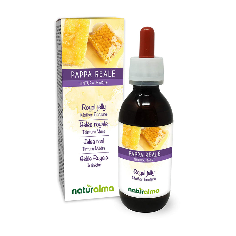 [Australia] - Royal jelly (royal jelly) alcohol-free mother tincture Naturalma - liquid extract drops 120 ml - dietary supplement alcohol-free 120 ml (pack of 1) 