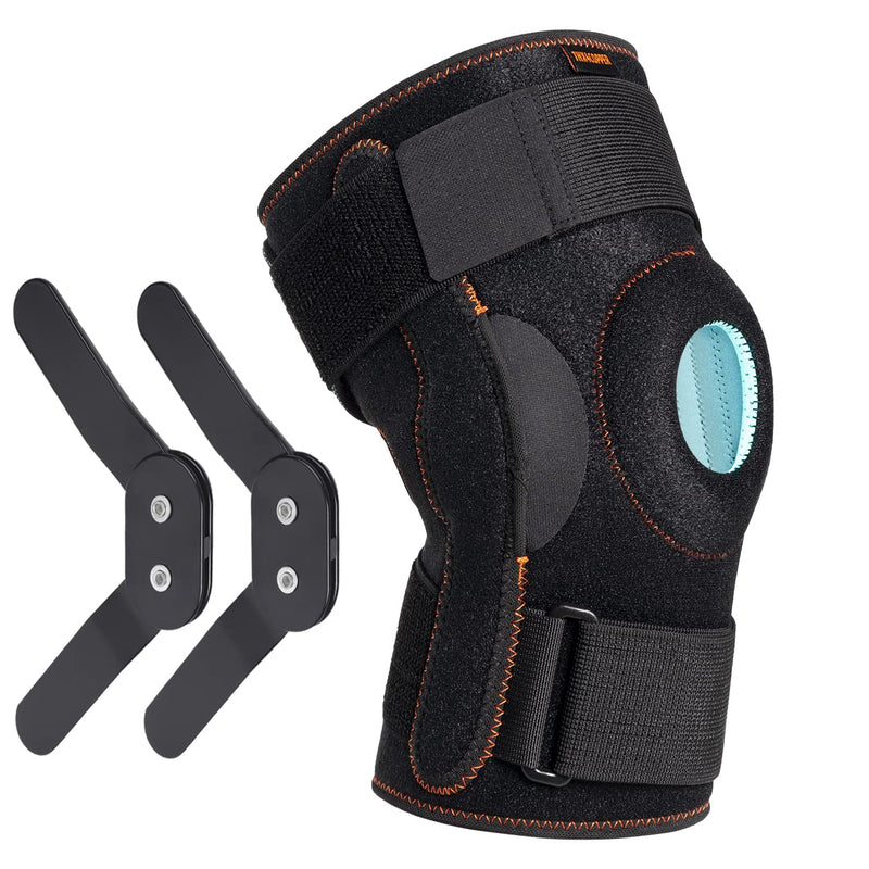 [Australia] - Thx4COPPER knee support, knee bandage, adjustable knee pads with patella gel pads and double-sided side stabilizers, knee orthosis support for ACL, sports, running M 