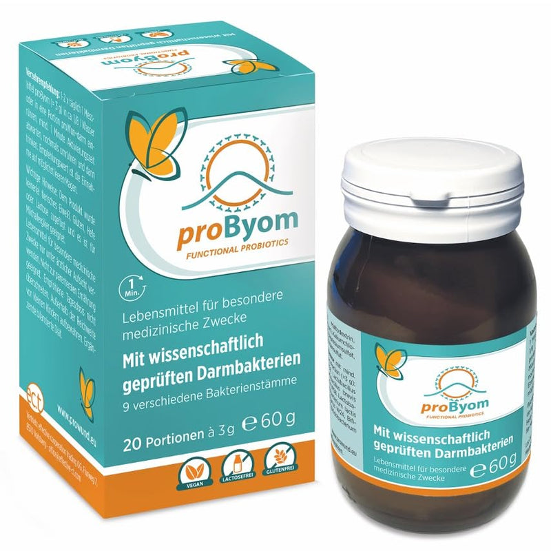 [Australia] - proByom probiotics - accelerate wound healing: strengthens intestinal health, reduces inflammation, improves collagen - 9 bacterial strains | 60g powder 