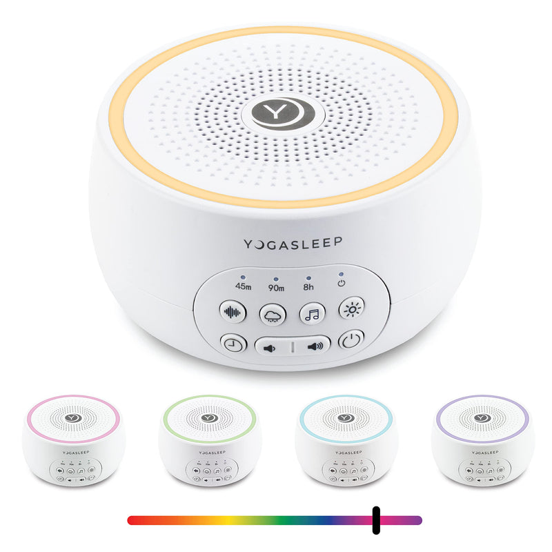 [Australia] - Yogasleep Dreamcenter White Noise Machine with 26 Soothing Sounds, Multicolor Night Light, Sleep Timer, Noise Canceling for Privacy, Sleep Aid for Adults and Babies 